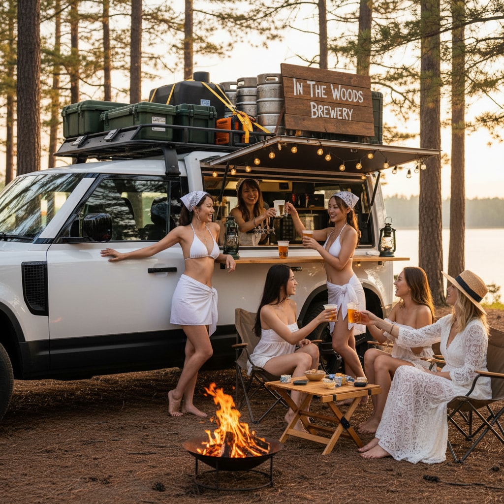 In The Woods Brewery (Land Rover DEFENDER)