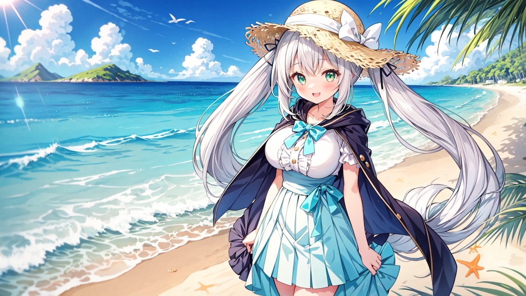 波と歩く
