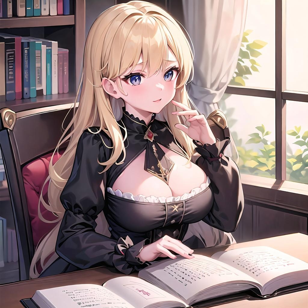 読書家なロシア貴族の若婦人