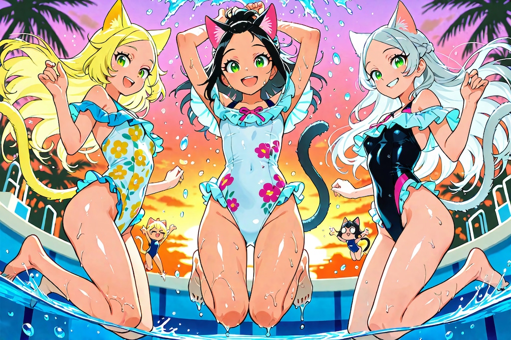 この水着でも泳がなきゃ！