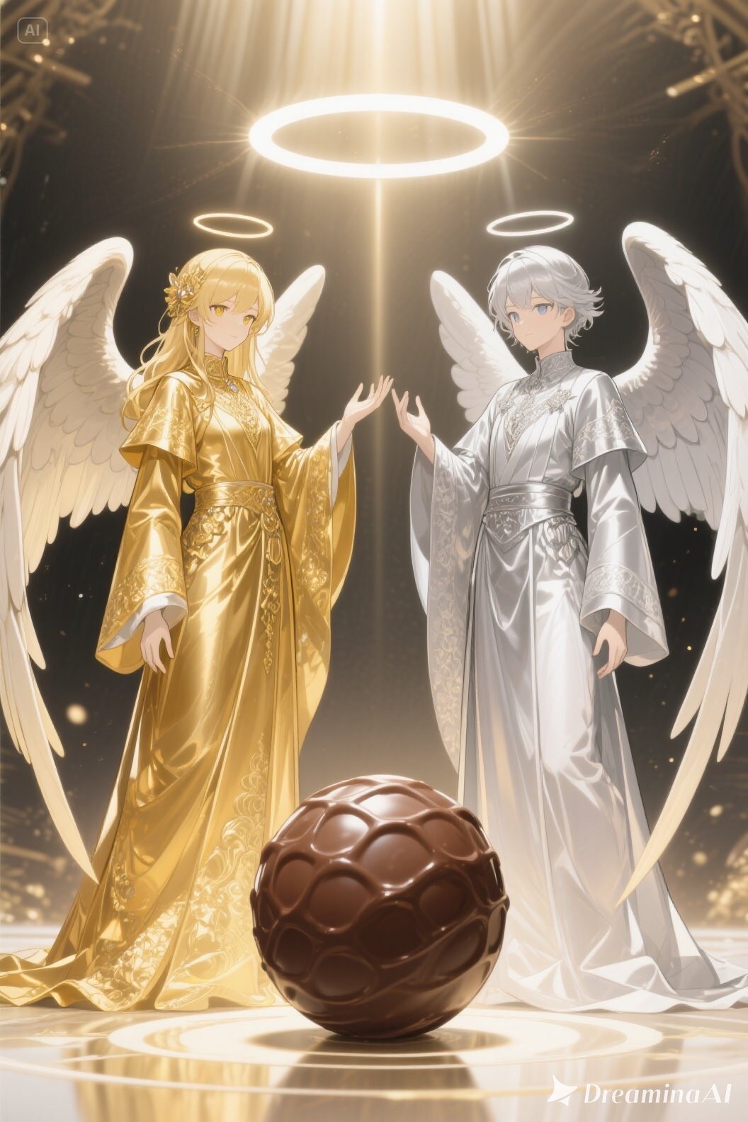 金と銀のエンゼル560 | の人気AIイラスト・グラビア