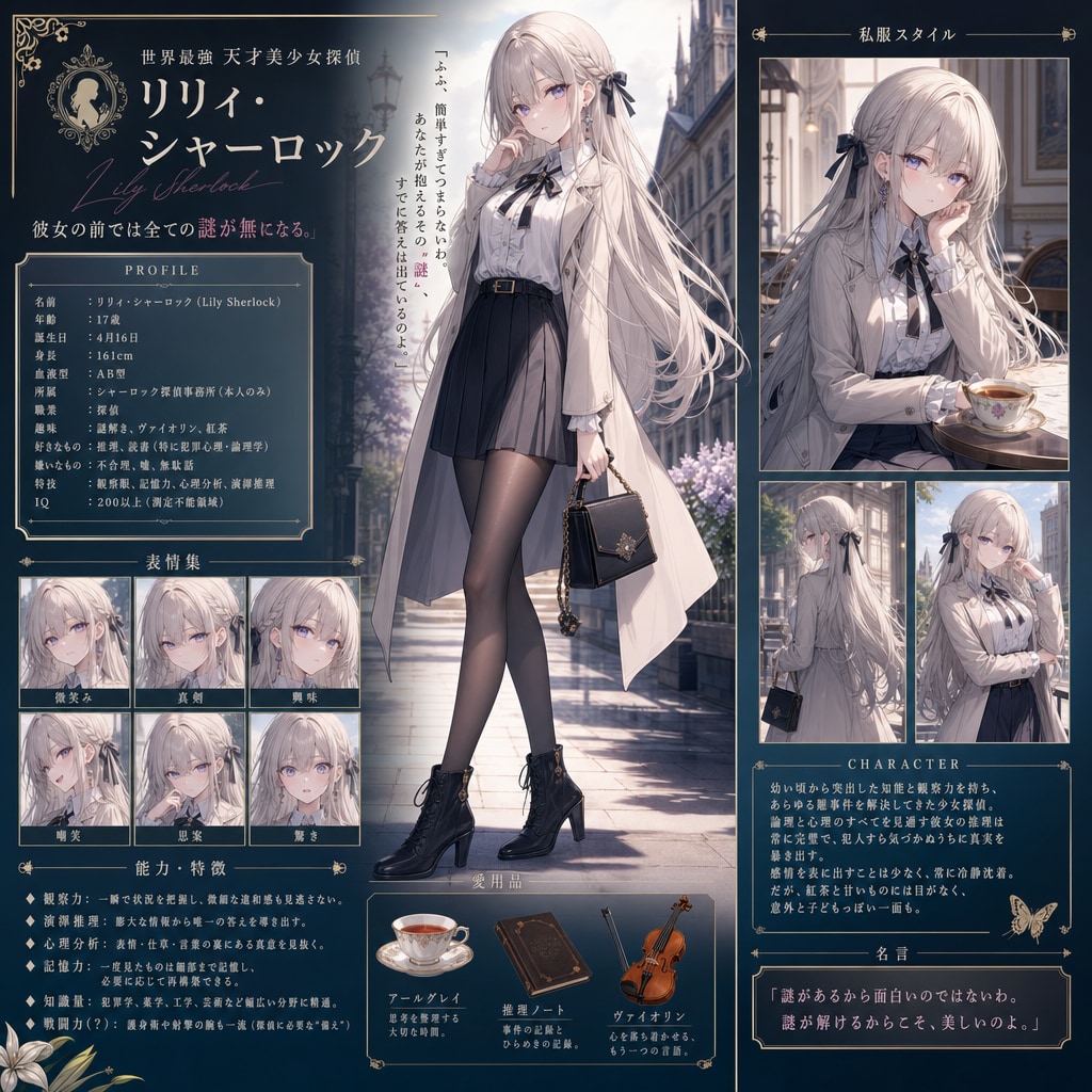 世界最強天才美少女探偵「リリィ・シャ―ロック」