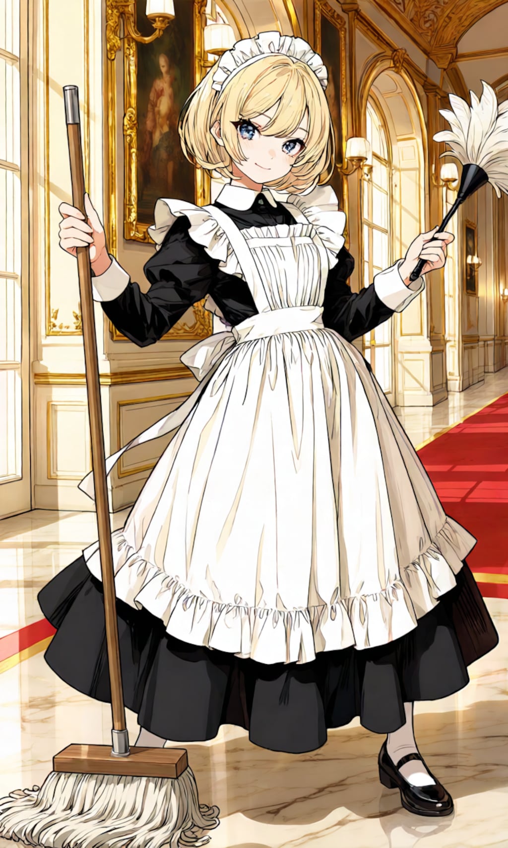 お掃除メイドちゃん