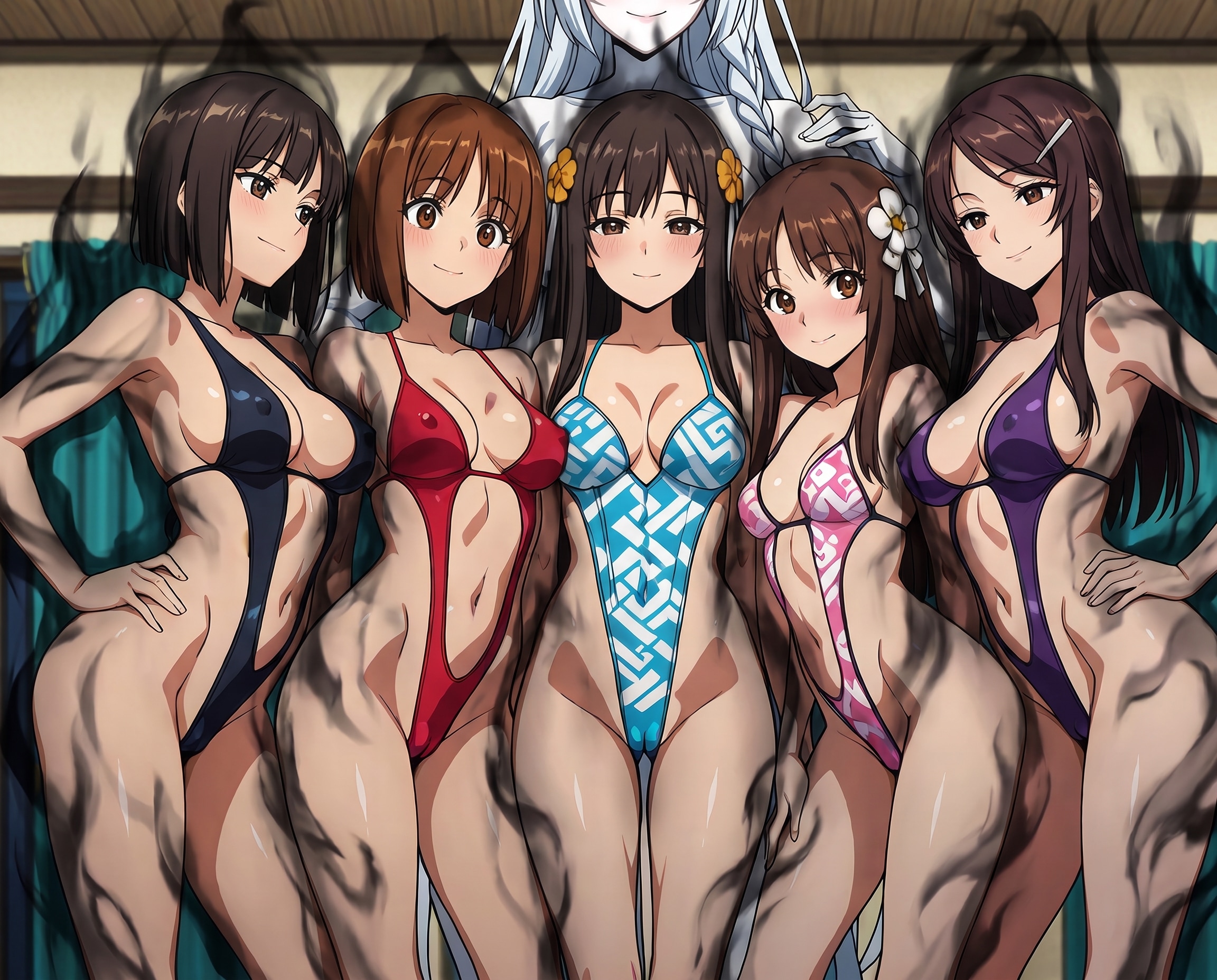 邪悪なオーラを放つ💦スーパーハイレグな女戦闘員達が待ち構えていた！？
