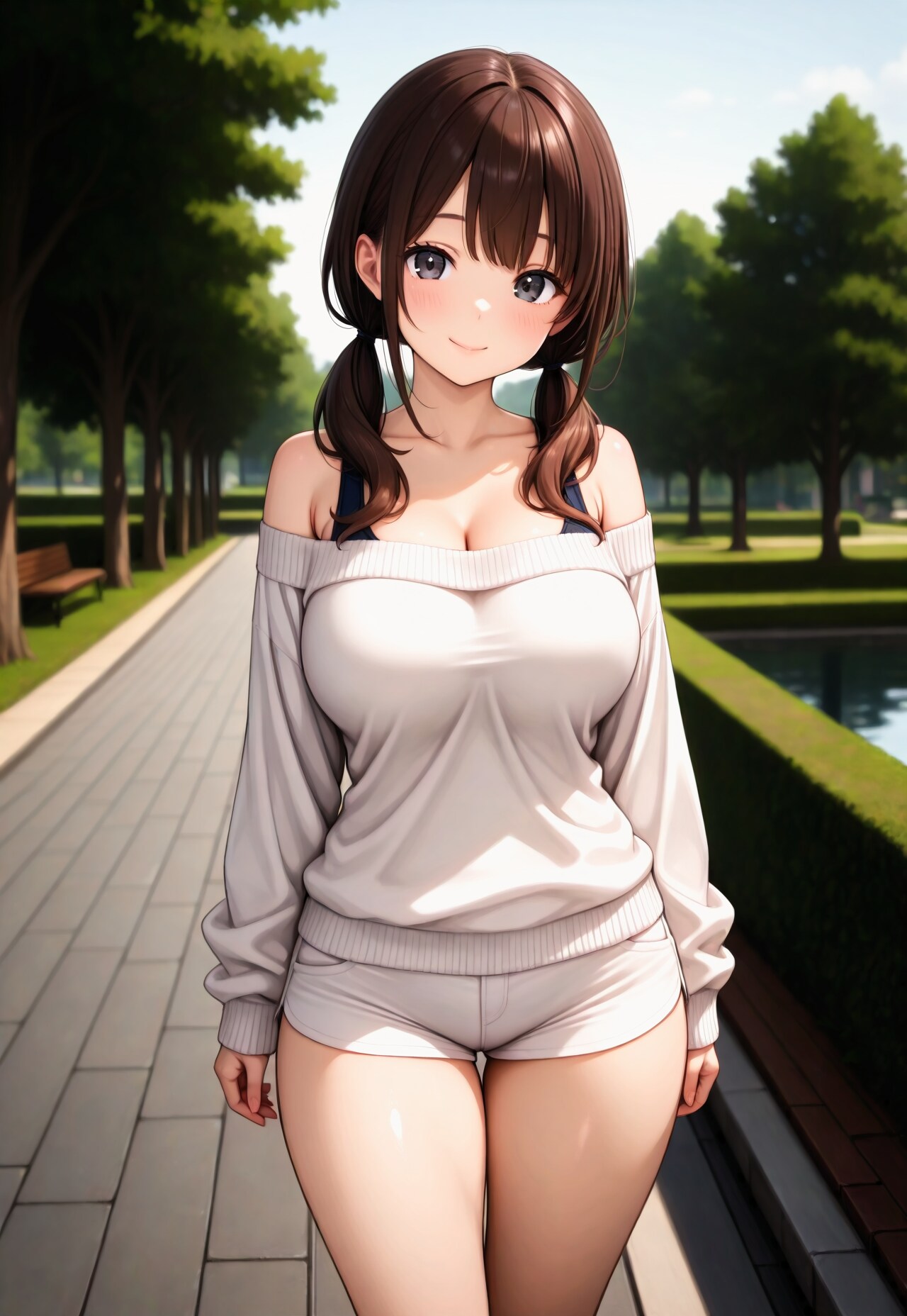 1434（白いオフショル）