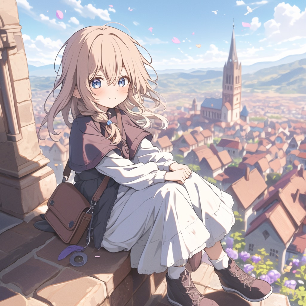 コークの街と女の子 The town of Cork and the girl