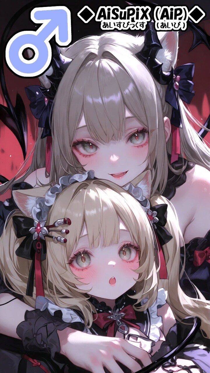💙AiSuPix／猫耳ゴスロリちゃん達💙