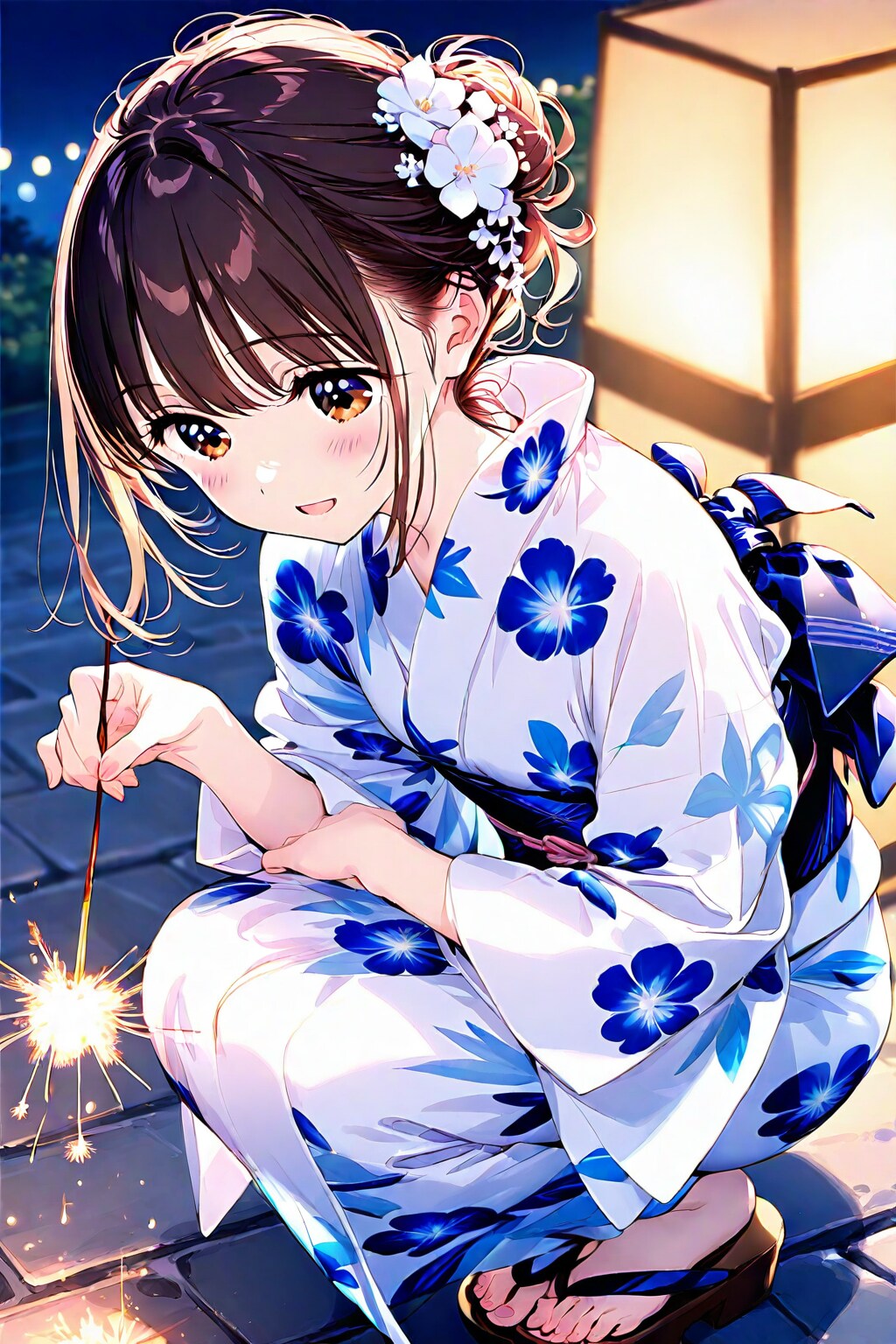 浴衣で花火(WAVE)(2)