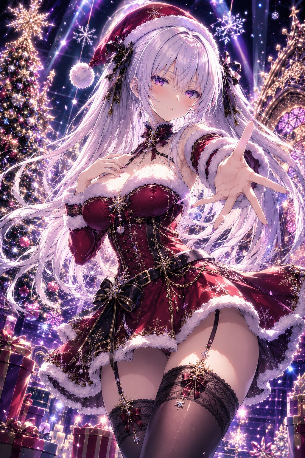 凛々クールミニスカサンタ(ギリギリかも)