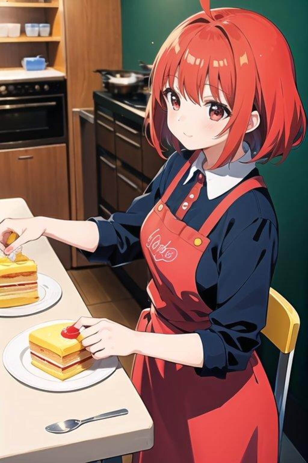 美味しいケーキを作る