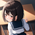 JKがスカートの中でしごいてくれる【スカートコキ】 7枚目