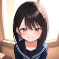 JKがスカートの中でしごいてくれる【スカートコキ】 2枚目