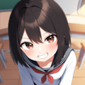 JKがスカートの中でしごいてくれる【スカートコキ】 5枚目