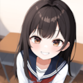 JKがスカートの中でしごいてくれる【スカートコキ】 4枚目
