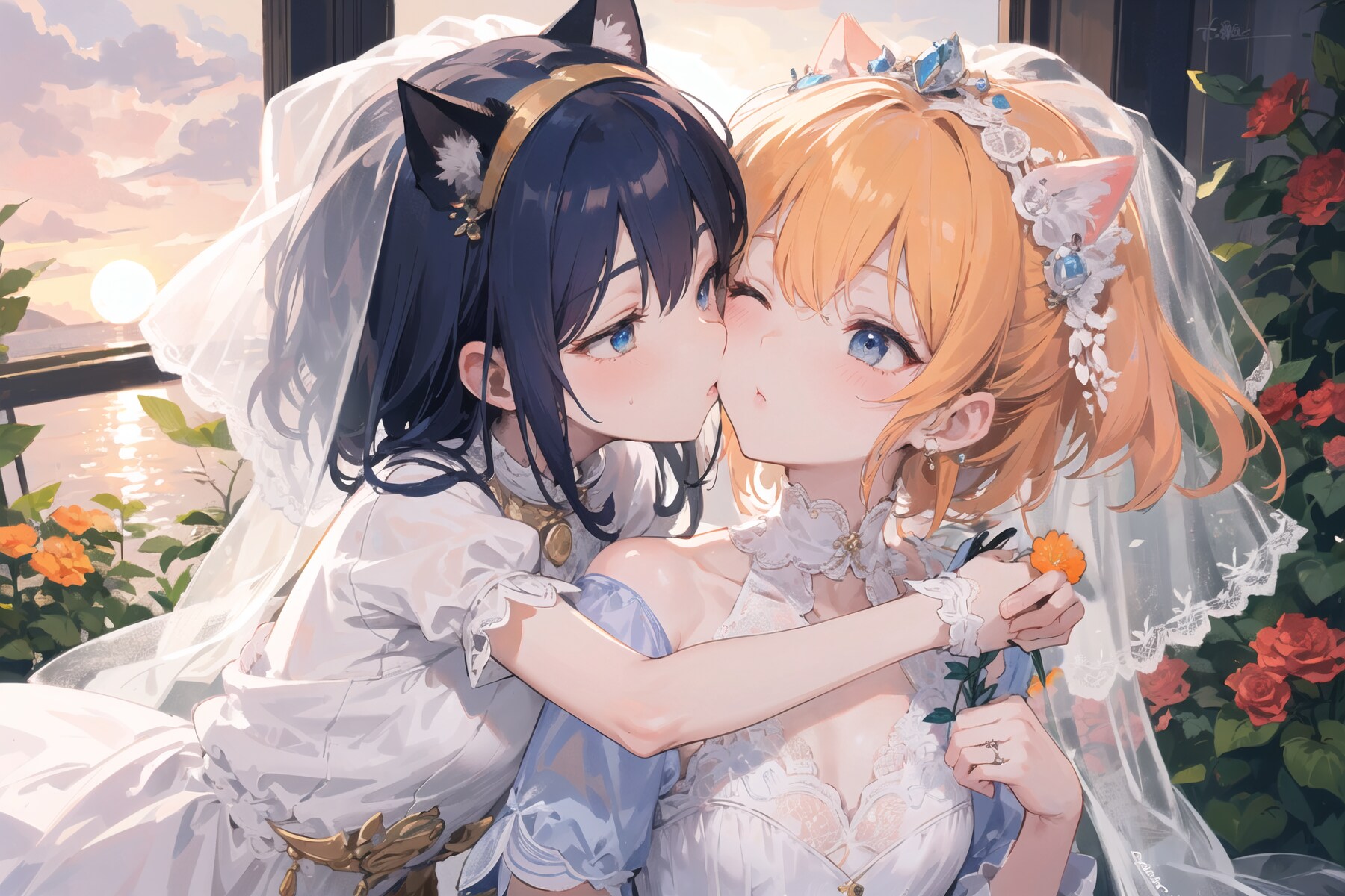 猫耳少女たちのウエディング : 2023.08.03