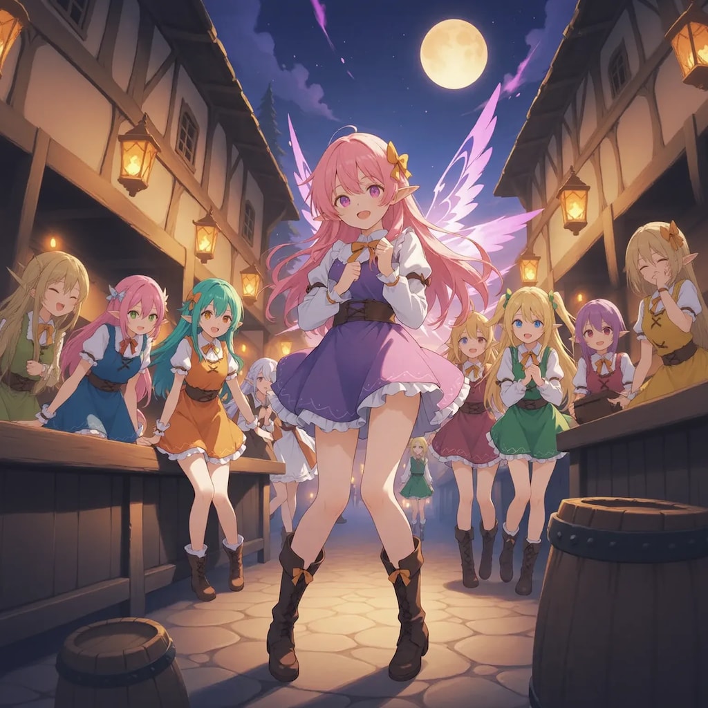 満月の夜は妖精になるエルフ