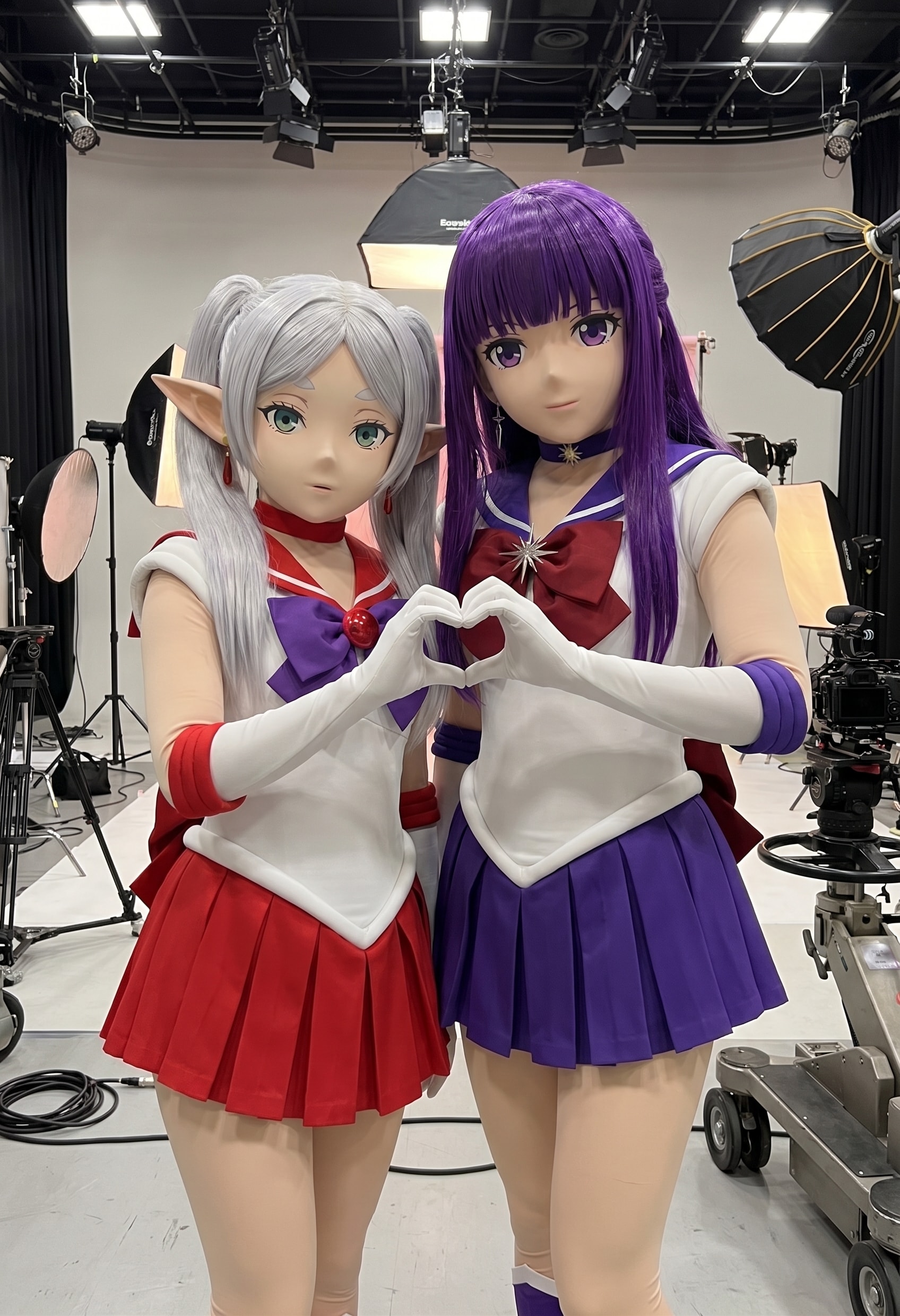着ぐるみセーラーフリーレンとフェルン