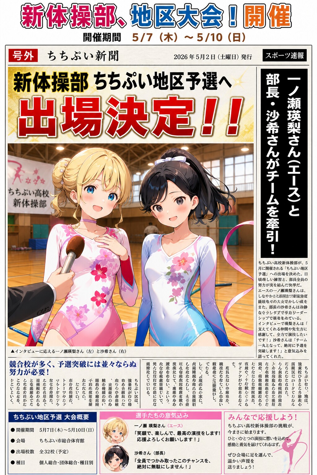 スクープ！あの新体操部が還ってくる！！