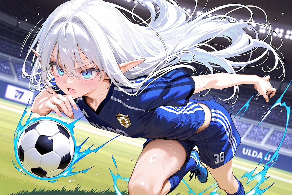 エルフなLILYちゃん。※別衣装＋サッカーver