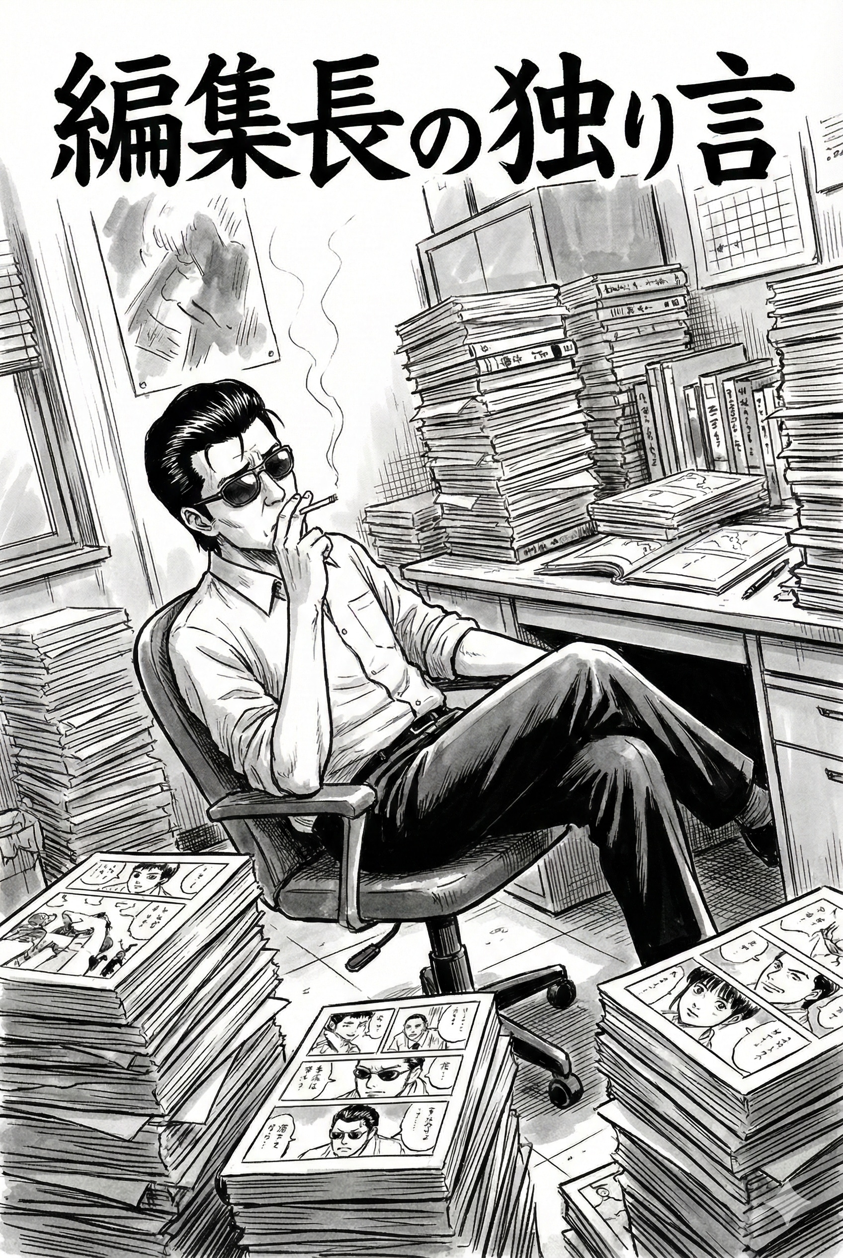 小説『編集長の独り言』【ニャンノ世界】 | の人気AIイラスト・グラビア