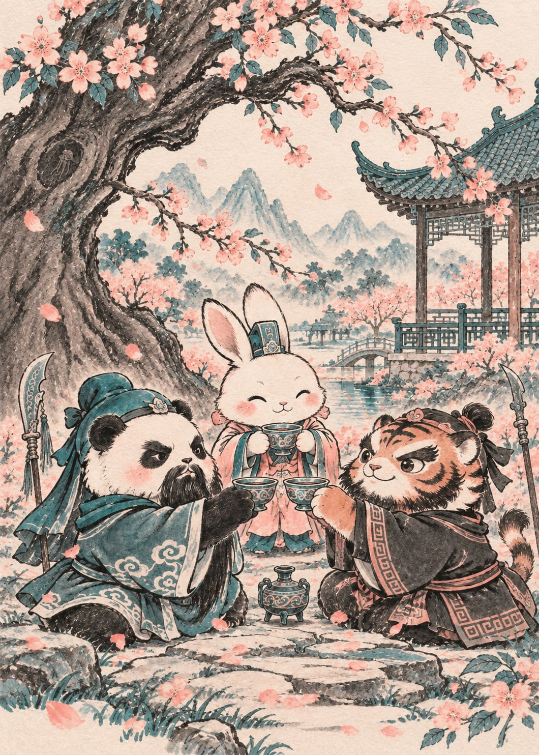 『桃園の誓い』 | の人気AIイラスト・グラビア