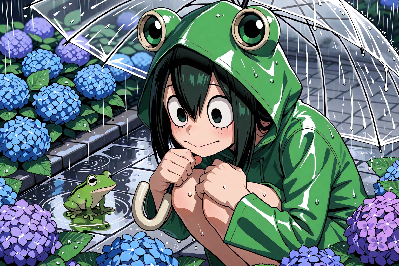 紫陽花梅雨ちゃん