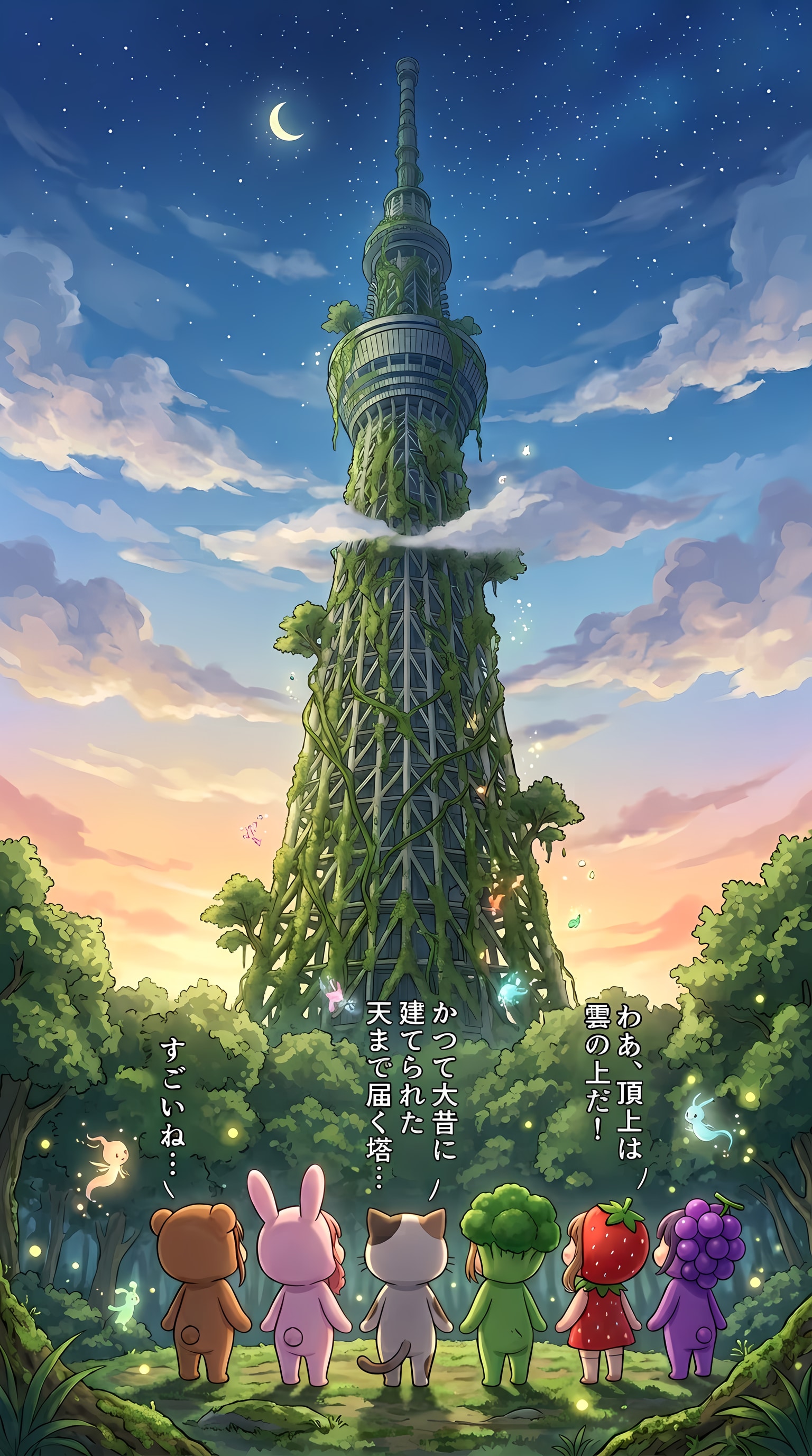 【タワー２】着ぐるみ村観光名所 | の人気AIイラスト・グラビア