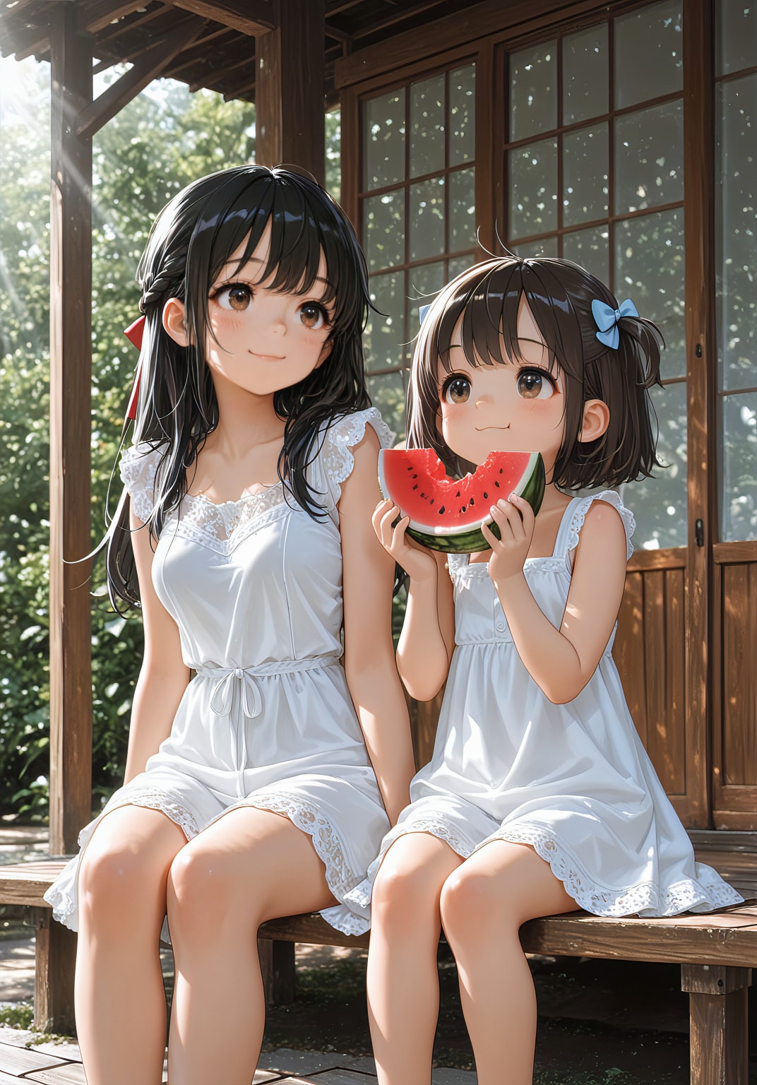 白いワンピースの夏時間