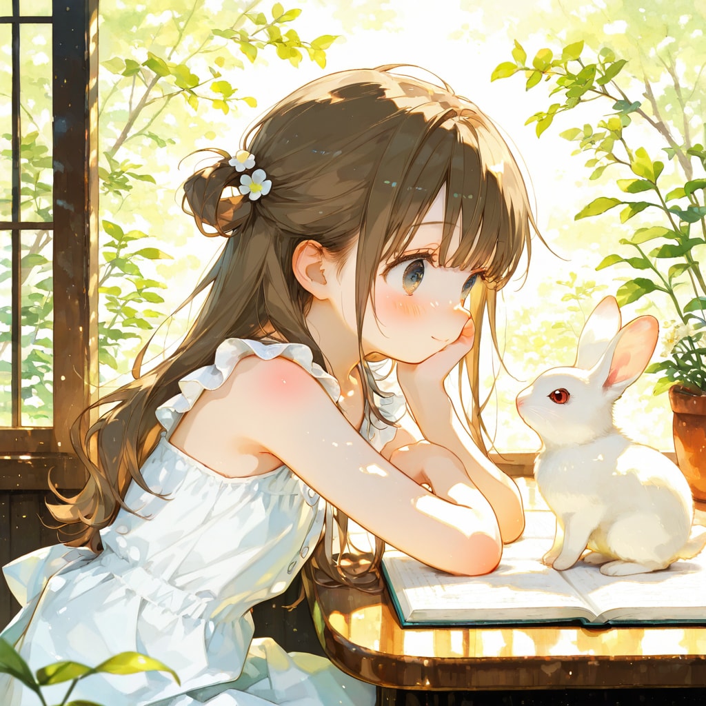 きみと、同じ目線で。🐇 | の人気AIイラスト・グラビア