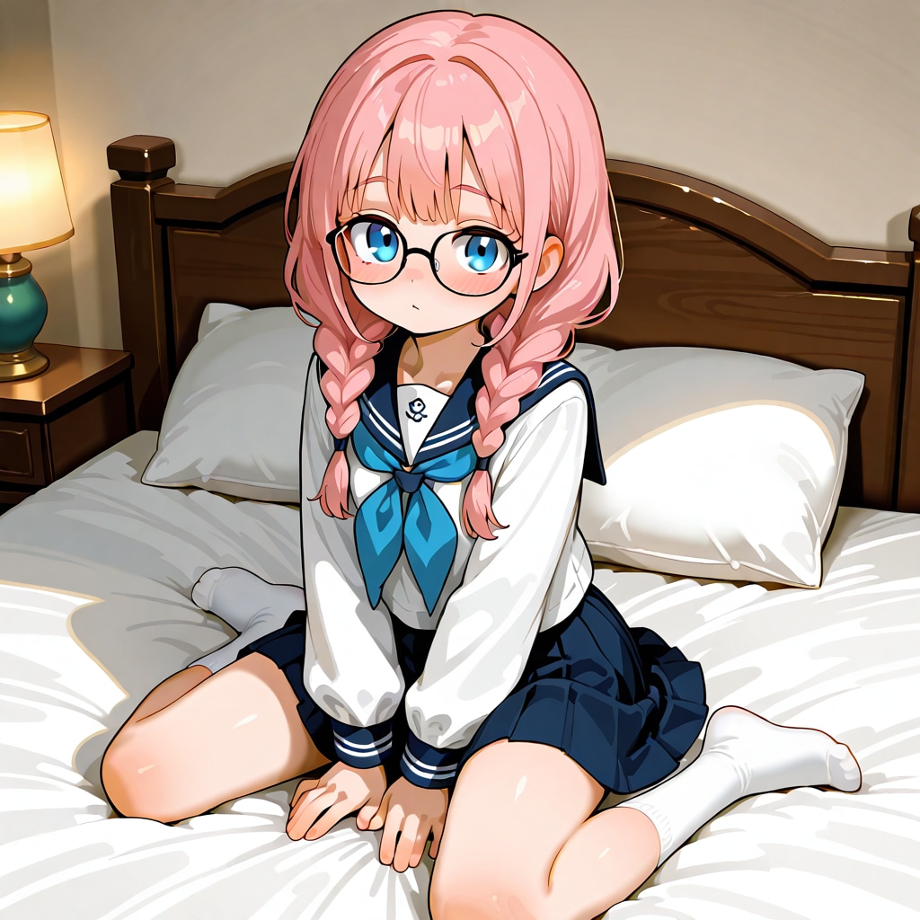 三つ編み眼鏡ちゃん
