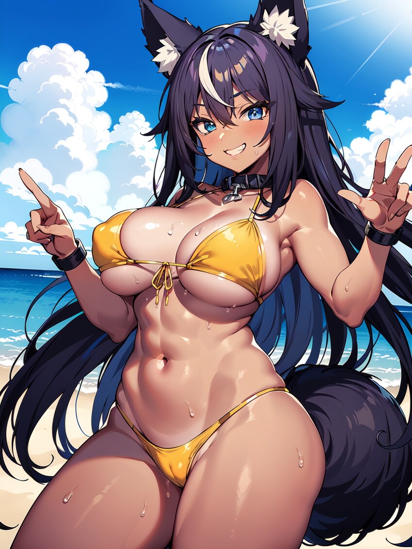 獣耳褐色ゴールデンビキニウィーク