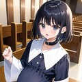 修道服×妊娠中 2枚目