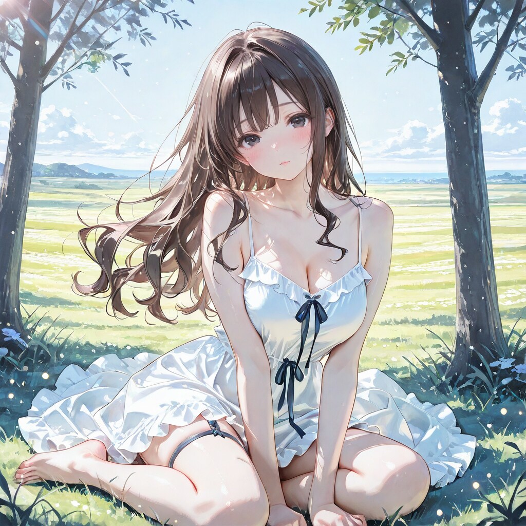 澪ちゃん、高原にて | の人気AIイラスト・グラビア