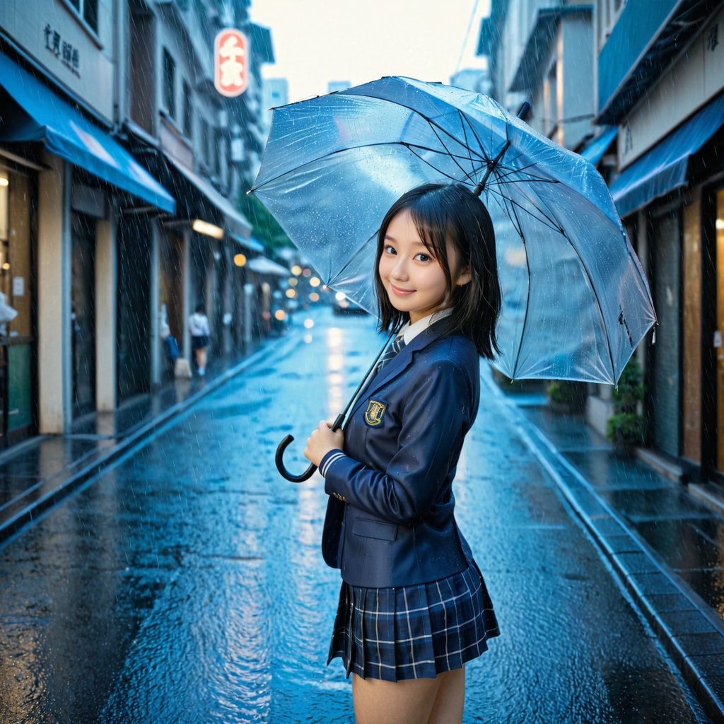 雨の日の登校
