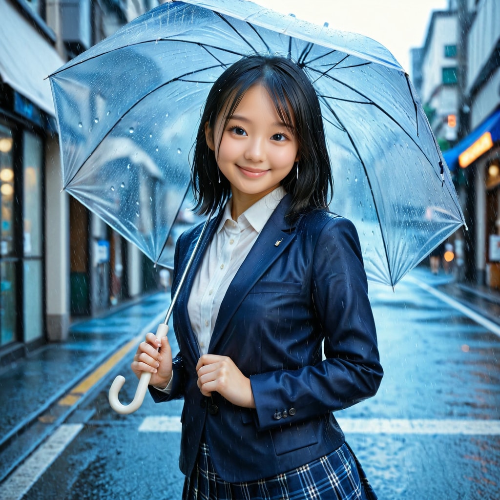 雨の日の登校