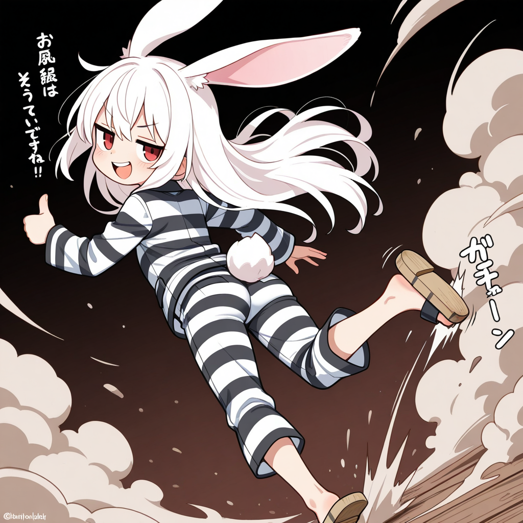 うさぎちゃんの後ろ姿！！ | の人気AIイラスト・グラビア