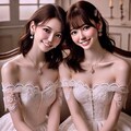 レースドレスとジュエリー 3枚目