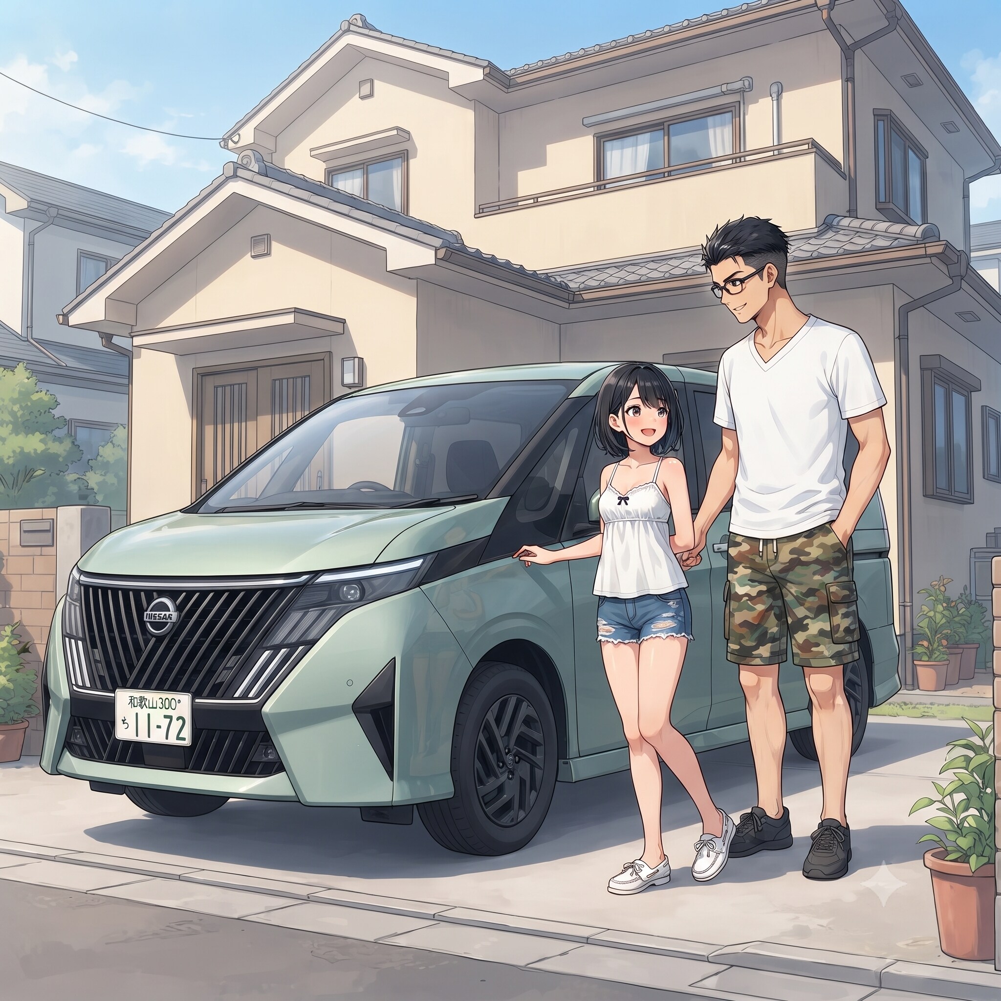 日産・セレナ | の人気AIイラスト・グラビア