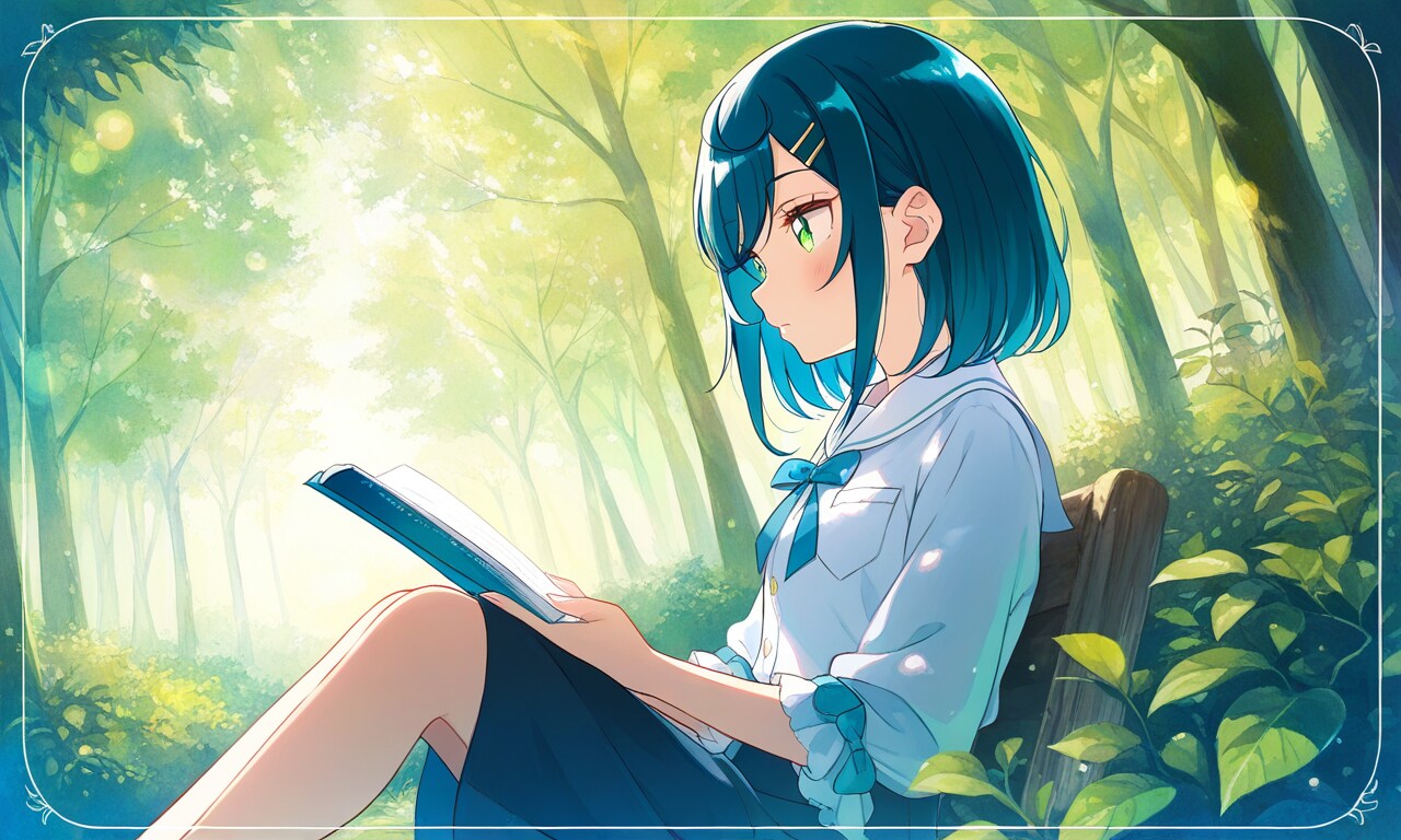 新緑の中で☘️芙羽ここね。