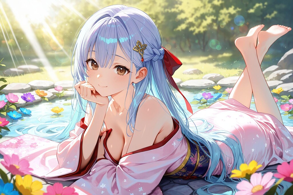 異世界の女神さまの休息（サラスヴァティさん）