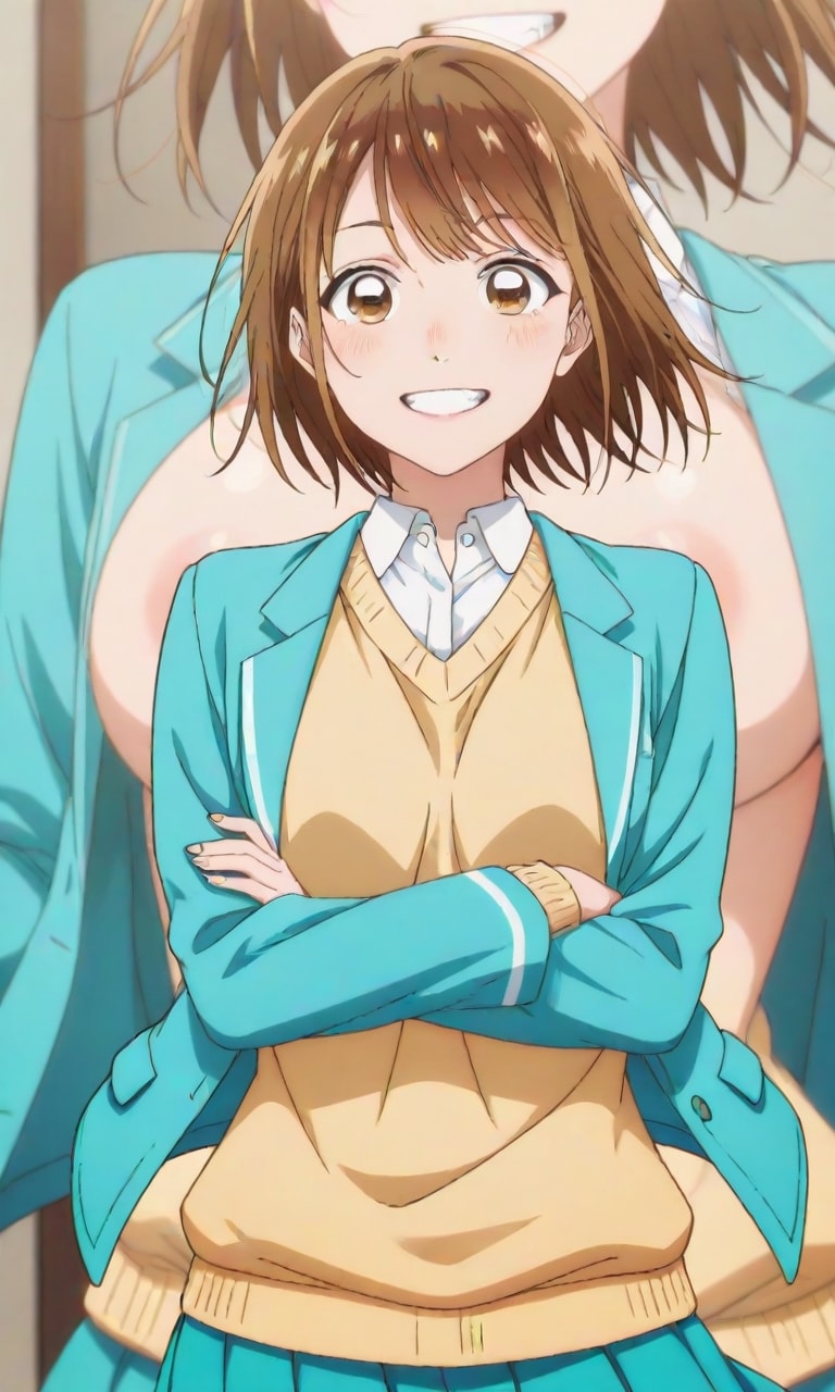[鹿野千夏]　オッサンの搾乳授業