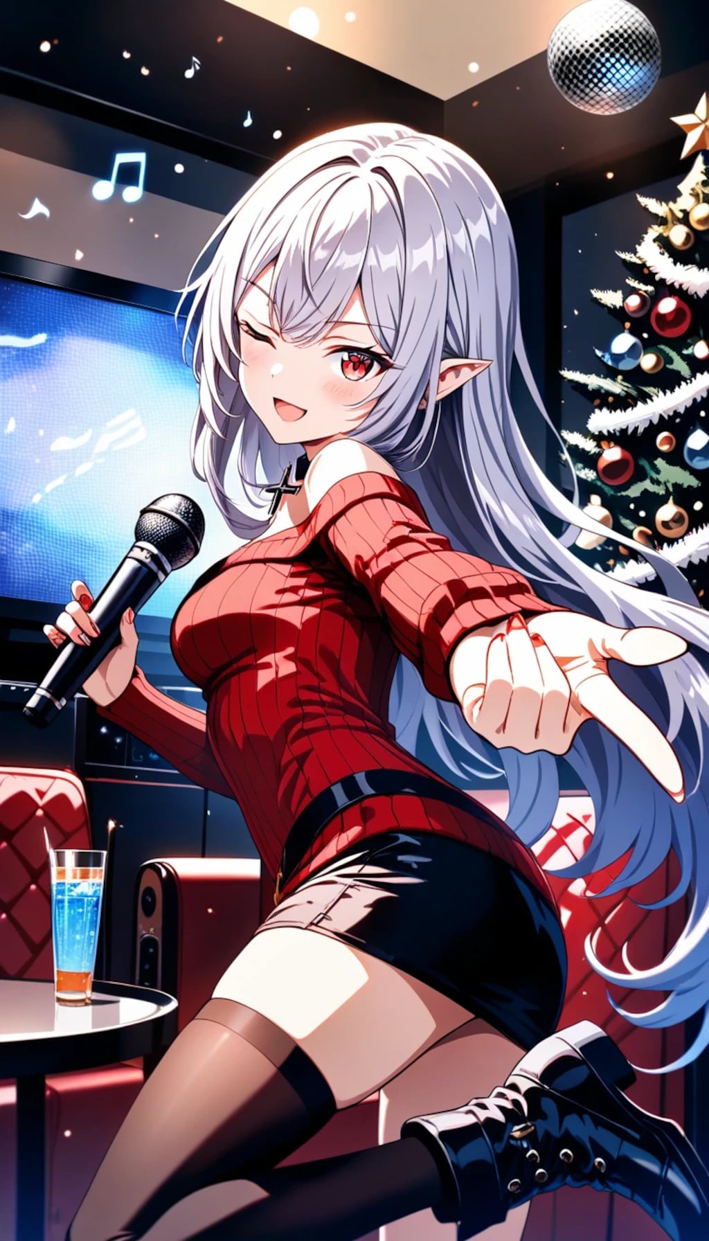 忘年会！『悩める人の子よ♪　人成らざる者も♪　弛まぬ目指せよ生きているんだし♪』アビゲイル