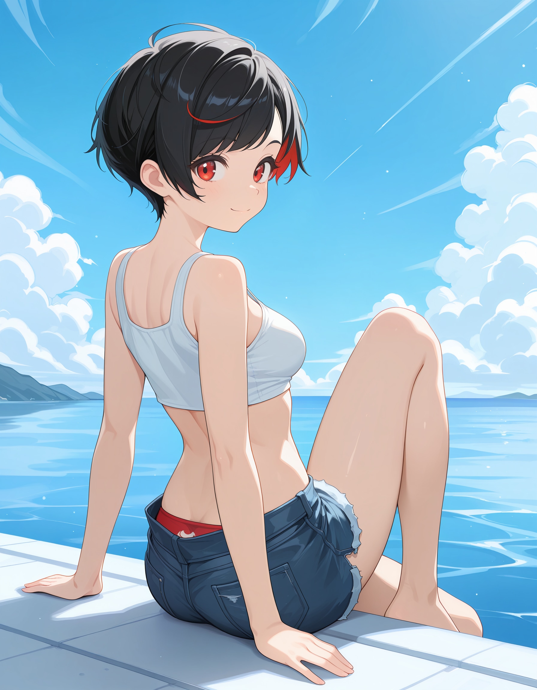 初夏の背中
