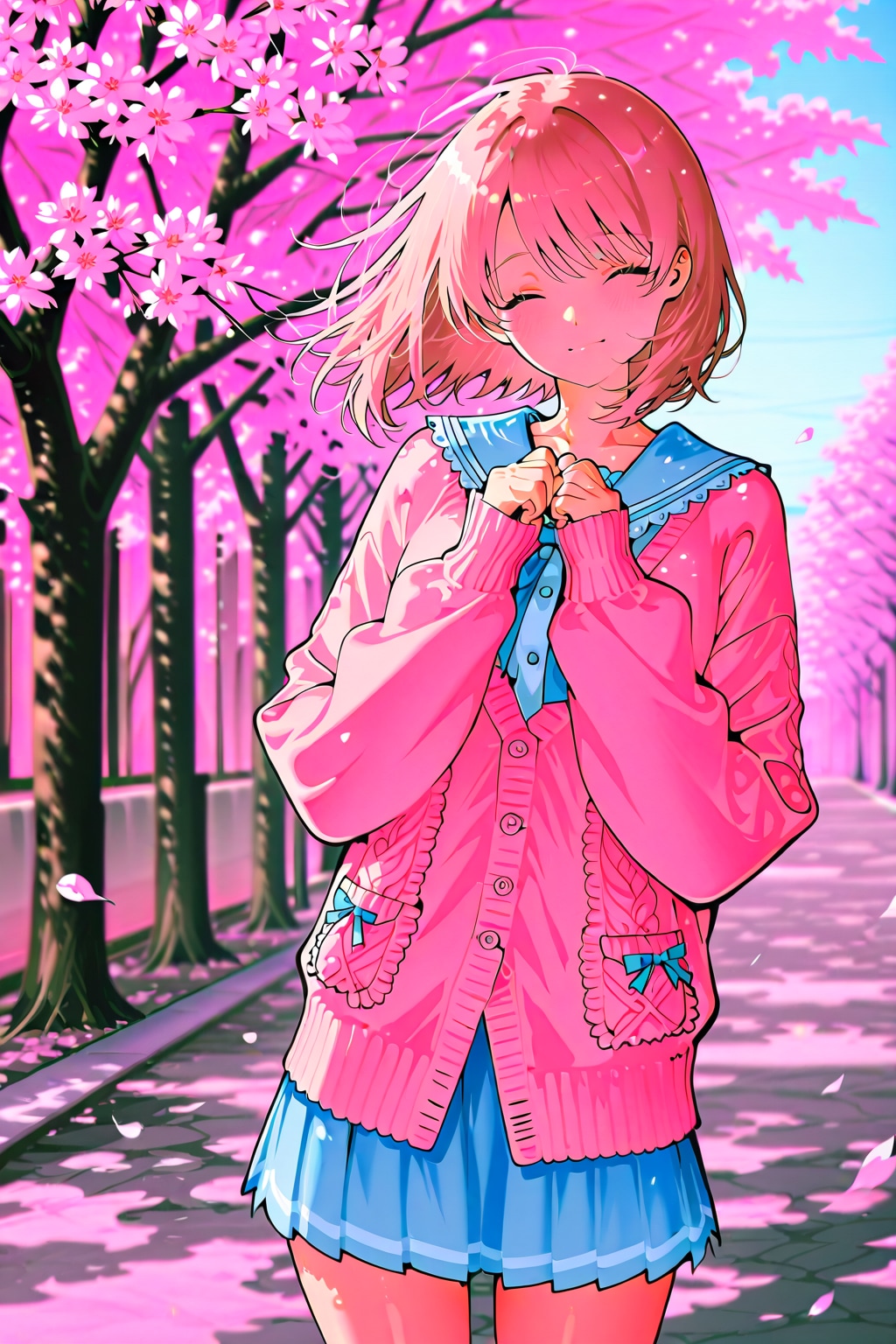 定番のピンクコーデ(各モデル)