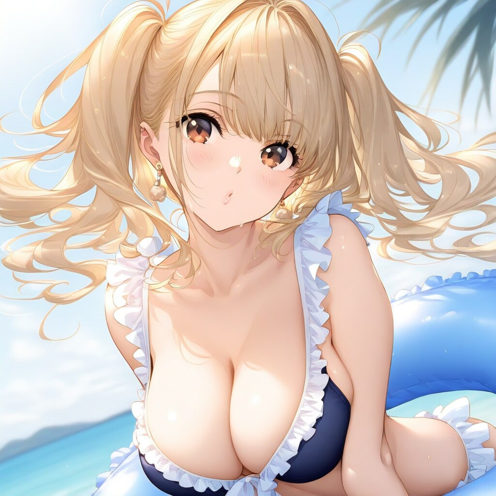 フリフリ水着