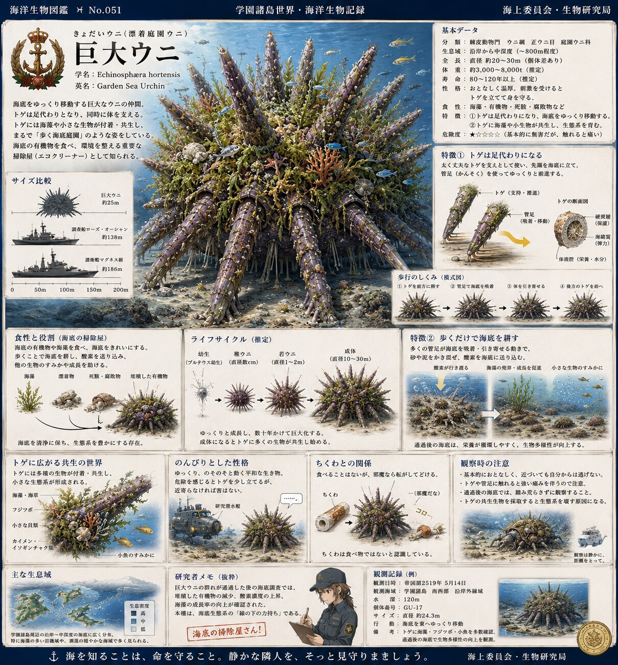 巨大ウニ