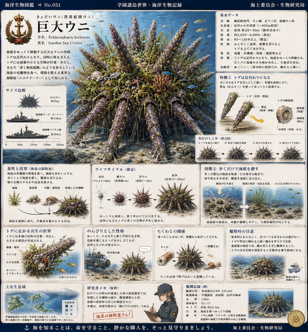 巨大ウニ