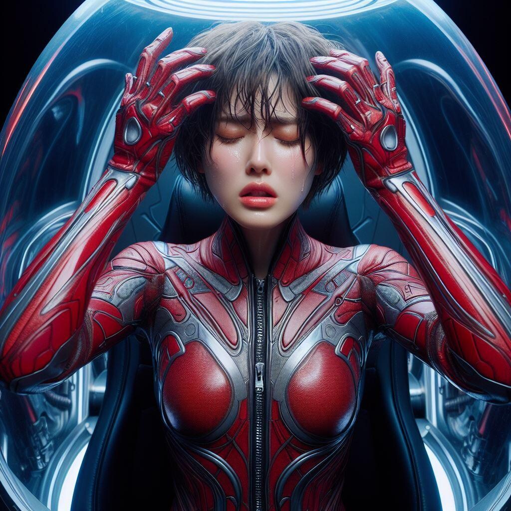敗北したレッドレディはお仕置きカプセルの中に入れられて…#5