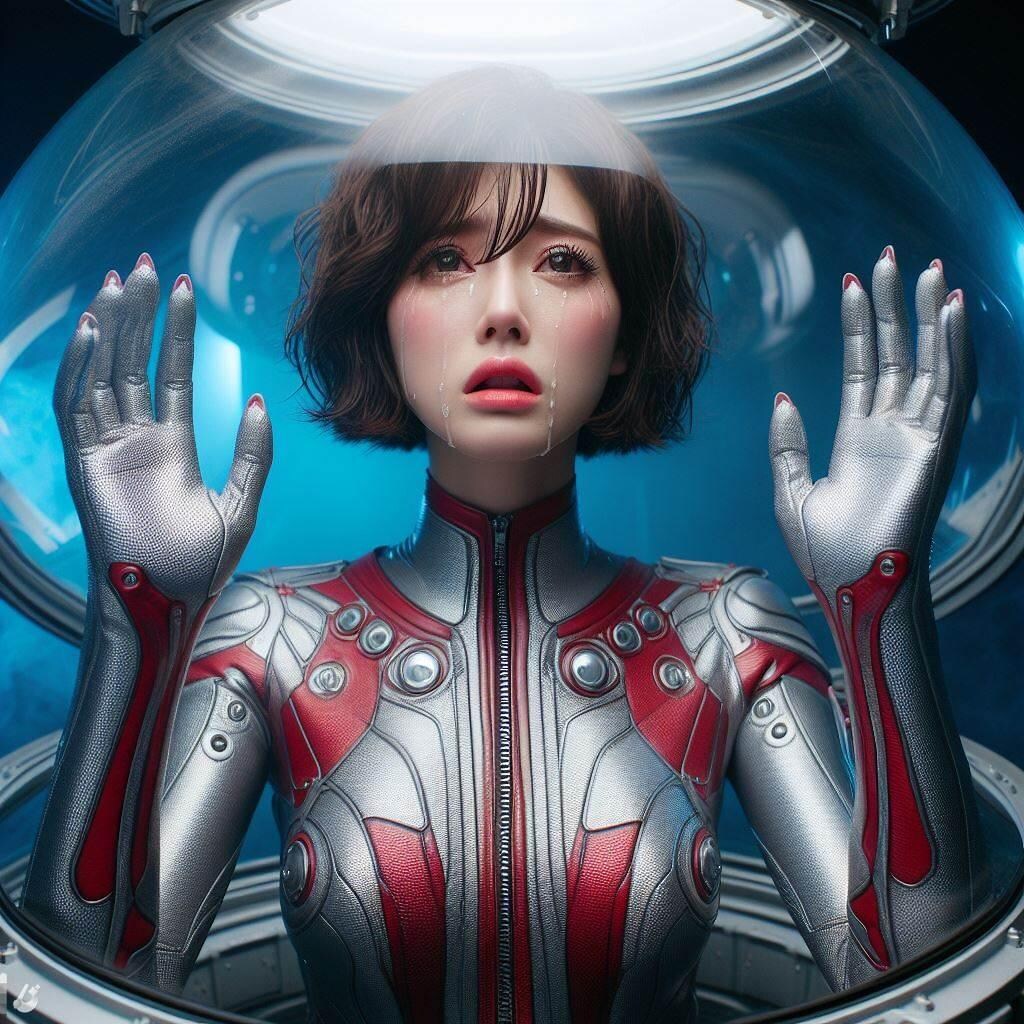 敗北したレッドレディはお仕置きカプセルの中に入れられて…#5