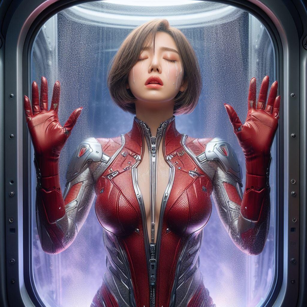 敗北したレッドレディはお仕置きカプセルの中に入れられて…#5